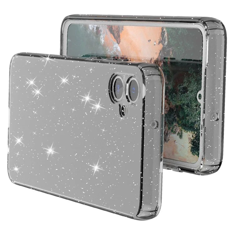 For Samsung Galaxy A05 4G Case Soft TPU Phone Cover Glitter Clear Sparkly