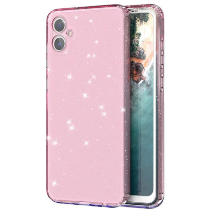 For Samsung Galaxy A05 4G Case Soft TPU Phone Cover Glitter Clear Sparkly