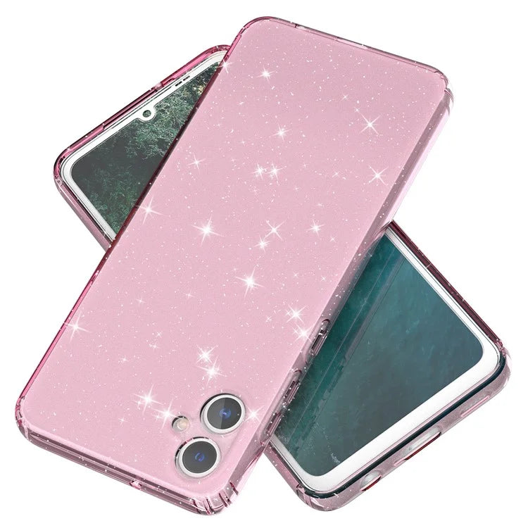 For Samsung Galaxy A05 4G Case Soft TPU Phone Cover Glitter Clear Sparkly