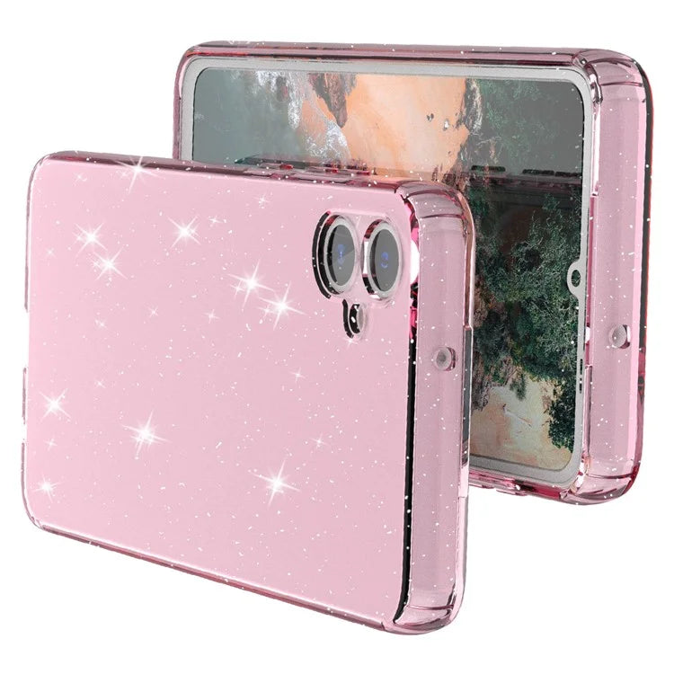 For Samsung Galaxy A05 4G Case Soft TPU Phone Cover Glitter Clear Sparkly
