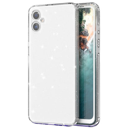 For Samsung Galaxy A05 4G Case Soft TPU Phone Cover Glitter Clear Sparkly