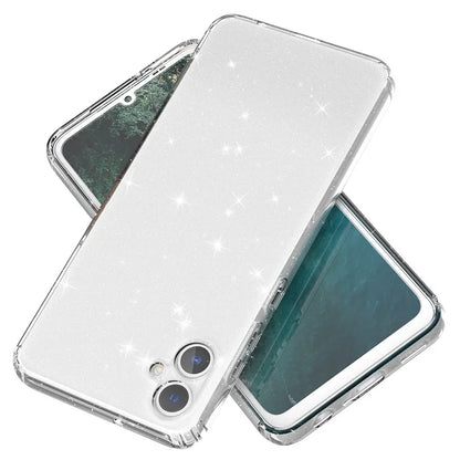 For Samsung Galaxy A05 4G Case Soft TPU Phone Cover Glitter Clear Sparkly