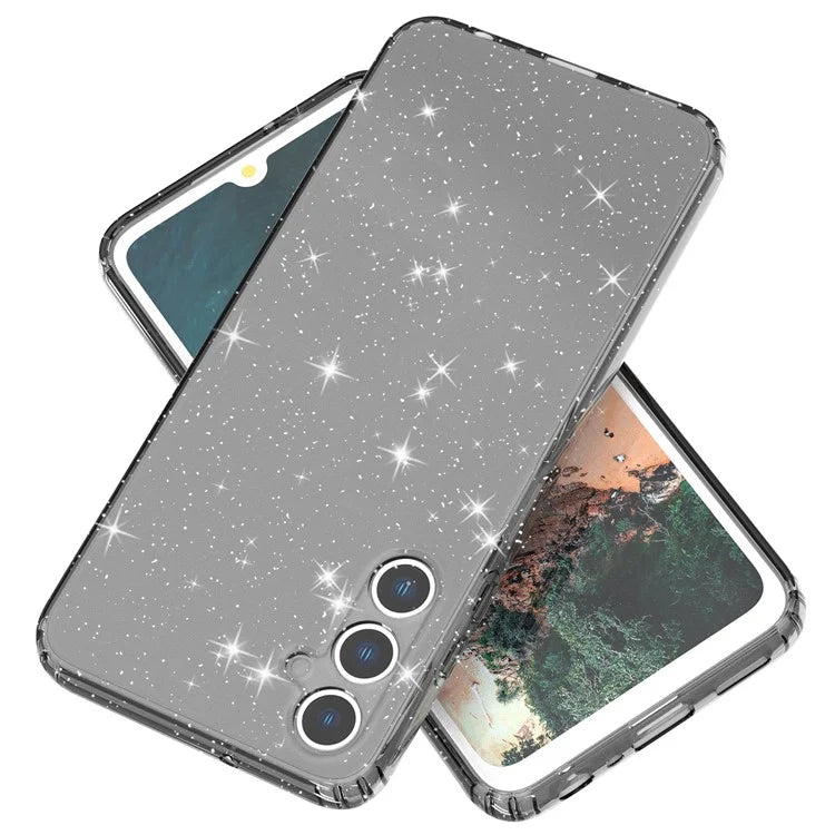 For Samsung Galaxy A05s 4G Case Bling Sparkle TPU Phone Cover Black