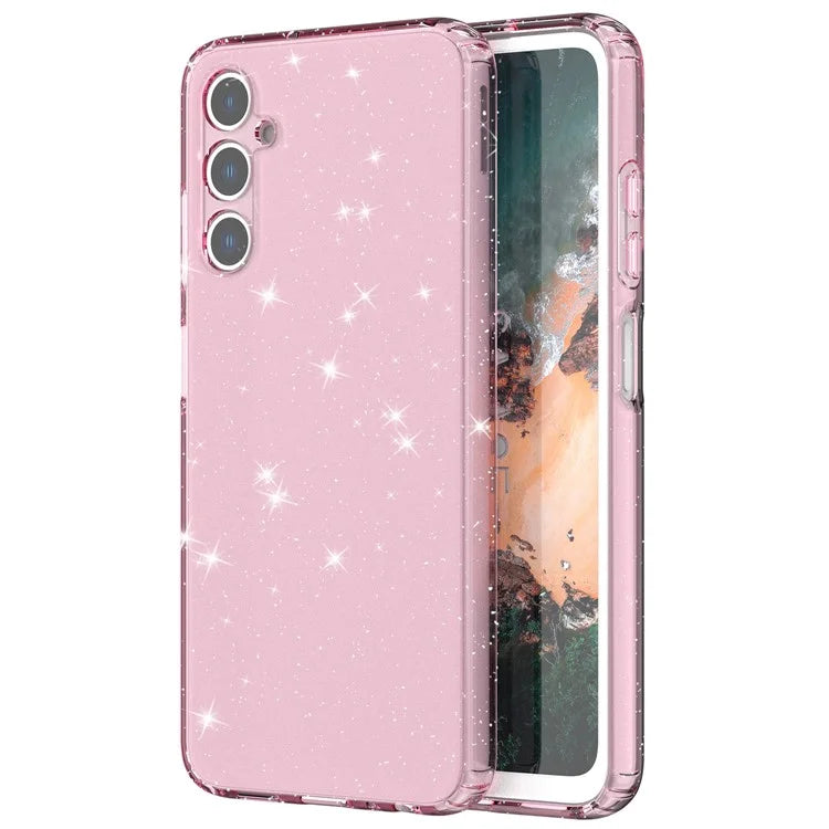 For Samsung Galaxy A05s 4G Case Bling Sparkle TPU Phone Cover Pink