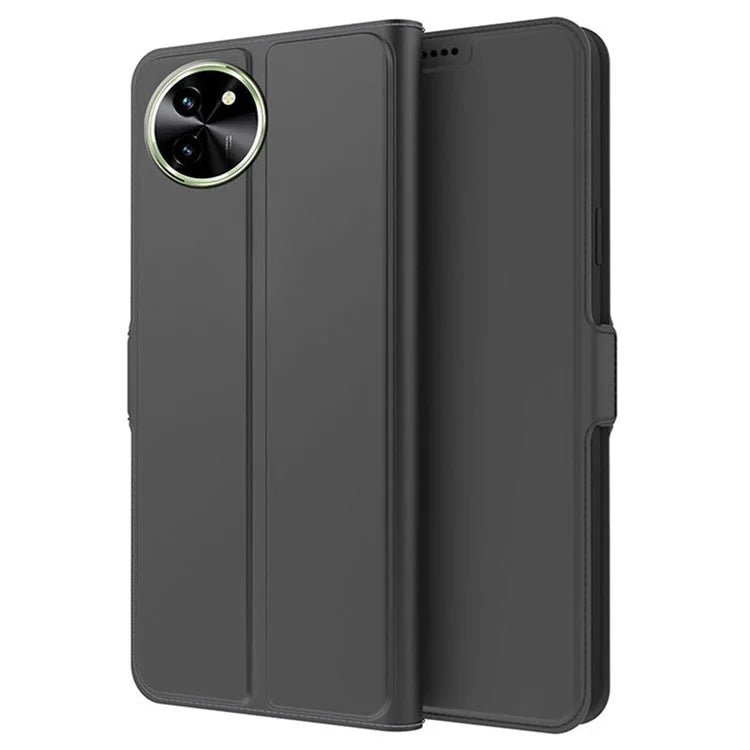 For vivo T3x Case Stand Slip Leather Phone Cover with Card Slots