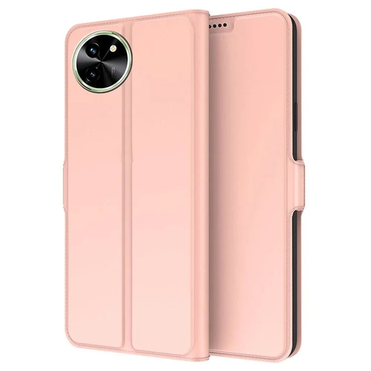 For vivo T3x Case Stand Slip Leather Phone Cover with Card Slots