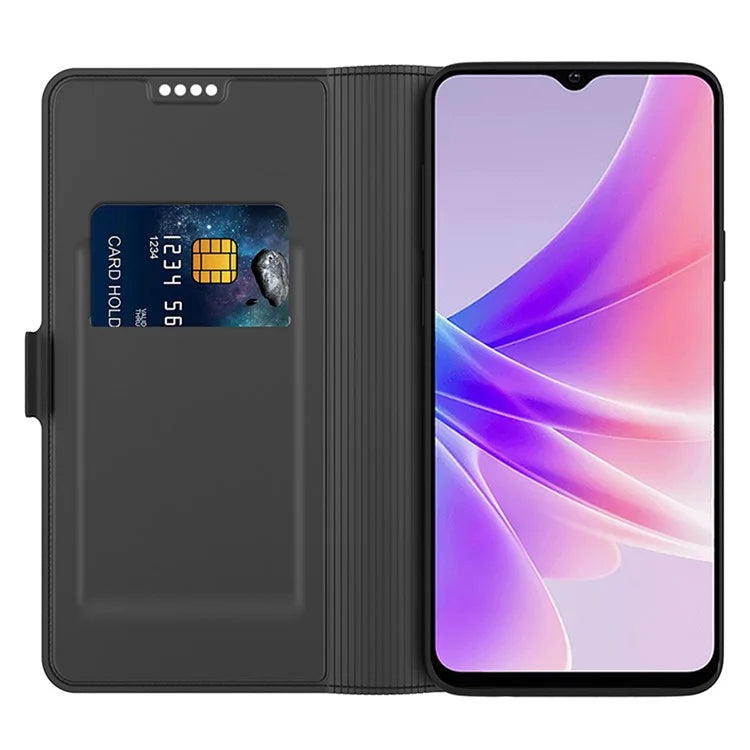 For vivo iQOO Z9x 5G Case Card Slots Stand Phone Leather Cover Dual Magnetic Clasps