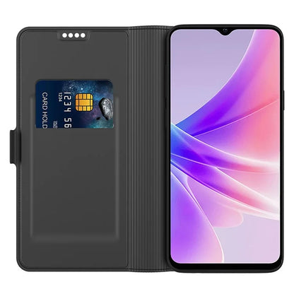 For vivo iQOO Z9x 5G Case Card Slots Stand Phone Leather Cover Dual Magnetic Clasps