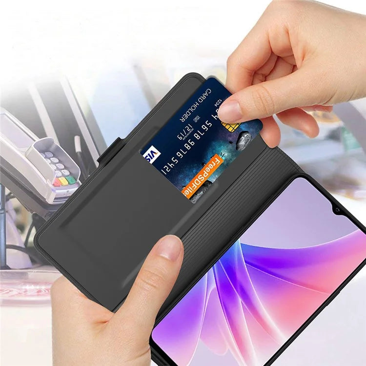 For vivo iQOO Z9x 5G Case Card Slots Stand Phone Leather Cover Dual Magnetic Clasps