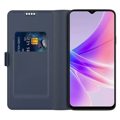 For vivo iQOO Z9x 5G Case Card Slots Stand Phone Leather Cover Dual Magnetic Clasps