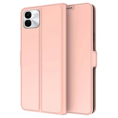 For vivo iQOO Z9x 5G Case Card Slots Stand Phone Leather Cover Dual Magnetic Clasps