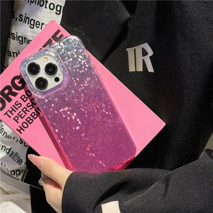 For iPhone 14 Pro Shockproof Case Dual Side IMD PC+TPU Phone Cover
