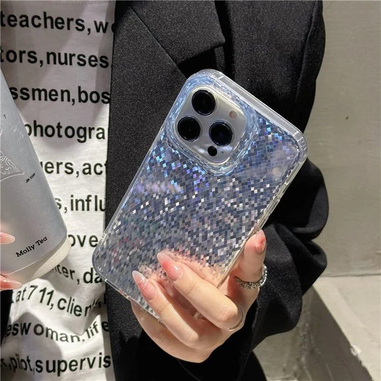 For iPhone 14 Pro Shockproof Case Dual Side IMD PC+TPU Phone Cover
