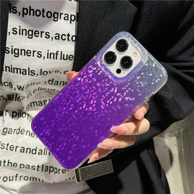 For iPhone 14 Pro Shockproof Case Dual Side IMD PC+TPU Phone Cover