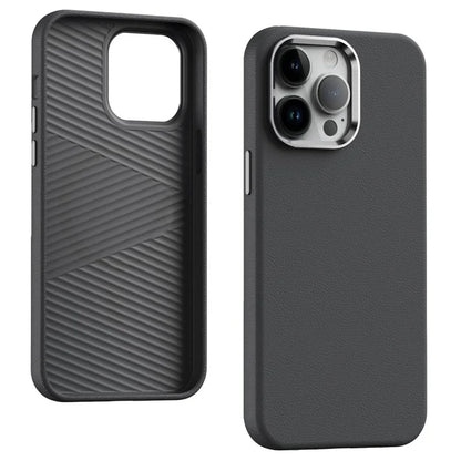 For iPhone 14 Pro Max Case PU Leather Back Hard PC Phone Cover