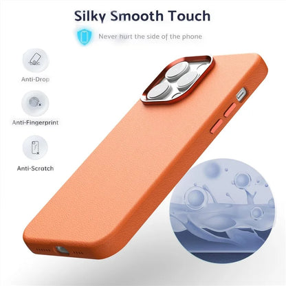 For iPhone 14 Pro Max Case PU Leather Back Hard PC Phone Cover