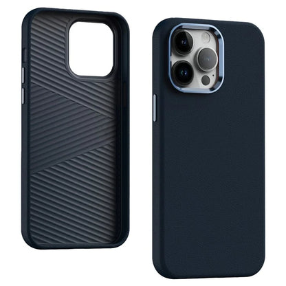 For iPhone 14 Pro Max Case PU Leather Back Hard PC Phone Cover