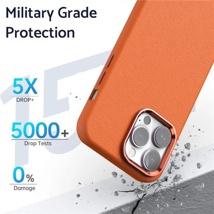 For iPhone 14 Pro Max Case PU Leather Back Hard PC Phone Cover