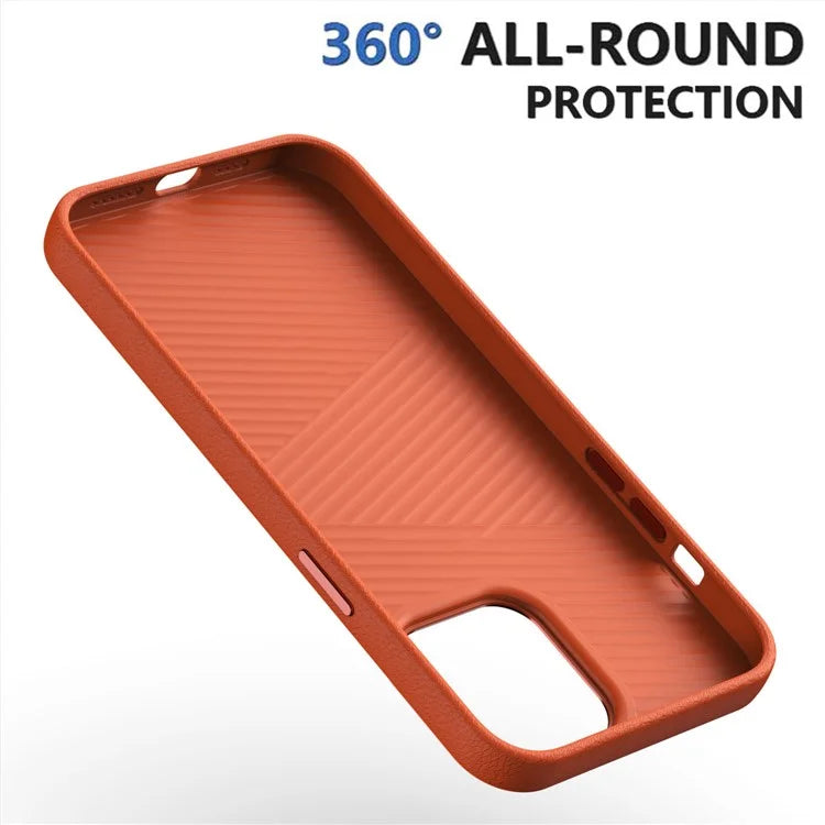 For iPhone 14 Pro Max Case PU Leather Back Hard PC Phone Cover