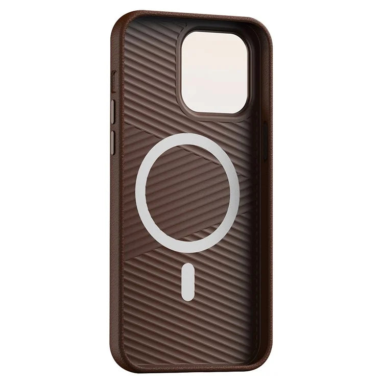 For iPhone 14 Pro Case Military Grade PC+PU Slim Phone Cover Compatible with MagSafe