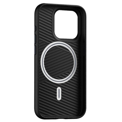 For iPhone 15 Pro Cases PC+PU Leather Anti-Drop Magnetic Mobile Phone Covers