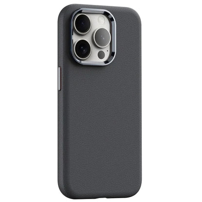 For iPhone 15 Pro Cases PC+PU Leather Anti-Drop Magnetic Mobile Phone Covers