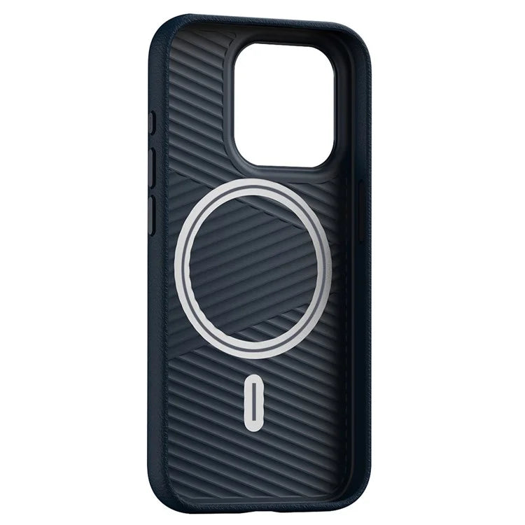 For iPhone 15 Pro Cases PC+PU Leather Anti-Drop Magnetic Mobile Phone Covers