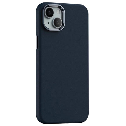 For iPhone 15 Plus Case PC+PU Leather Anti-Drop Phone Cover Compatible with MagSafe
