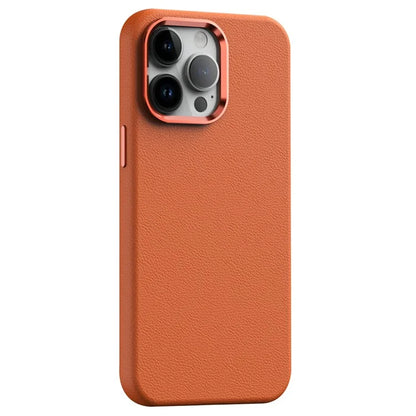 For iPhone 12 Pro Max Case PC+PU Leather Anti-Drop Phone Cover Compatible with MagSafe