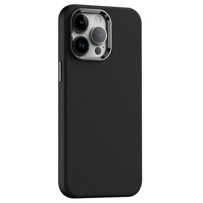 For iPhone 12 Pro Max Case PC+PU Leather Anti-Drop Phone Cover Compatible with MagSafe
