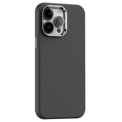 For iPhone 12 Pro Max Case PC+PU Leather Anti-Drop Phone Cover Compatible with MagSafe