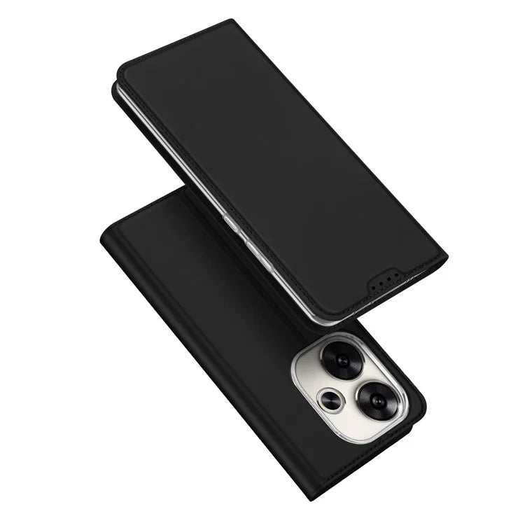 DUX DUCIS Skin Pro Series For Xiaomi Redmi Turbo 3 5G / Poco F6 5G Case PU Leather Flip Phone Cover