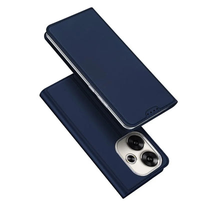 DUX DUCIS Skin Pro Series For Xiaomi Redmi Turbo 3 5G / Poco F6 5G Case PU Leather Flip Phone Cover