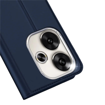 DUX DUCIS Skin Pro Series For Xiaomi Redmi Turbo 3 5G / Poco F6 5G Case PU Leather Flip Phone Cover