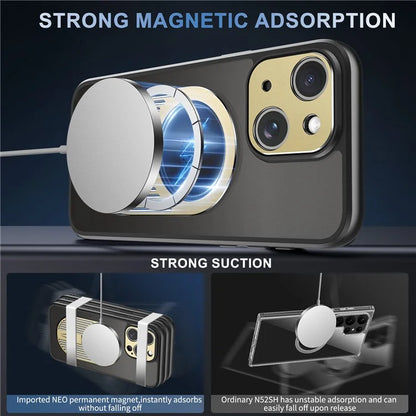 For iPhone 13 Graphene Heat Dissipation Case Silicone+PC Kickstand Phone Cover