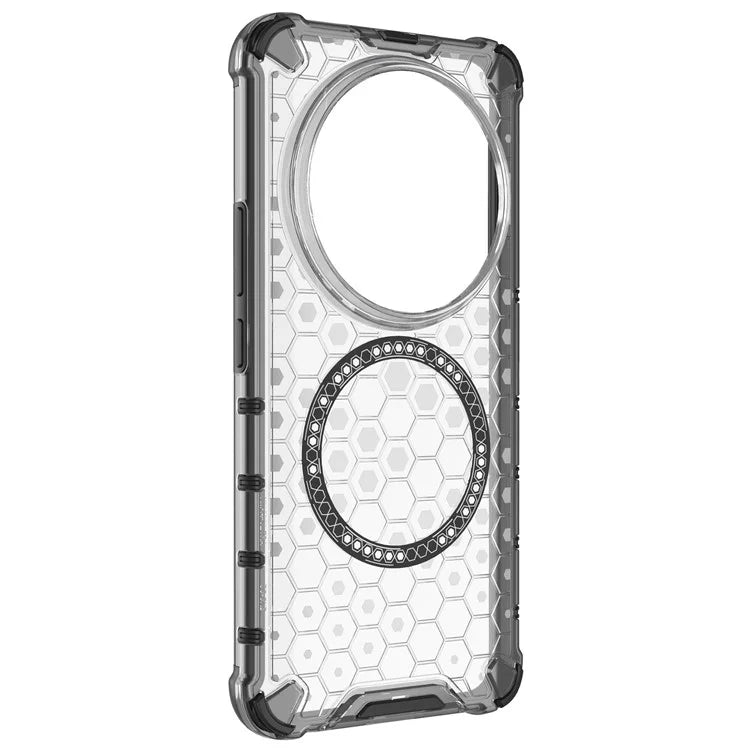 For Xiaomi 14 Ultra Magnetic Case Honeycomb Reinforced Corners TPU+PC Phone Cover