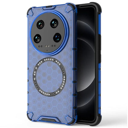 For Xiaomi 14 Ultra Magnetic Case Honeycomb Reinforced Corners TPU+PC Phone Cover