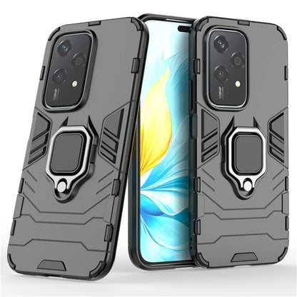 For Honor 200 Lite Phone Case Ring Holder Kickstand PC+TPU Shockproof Cover