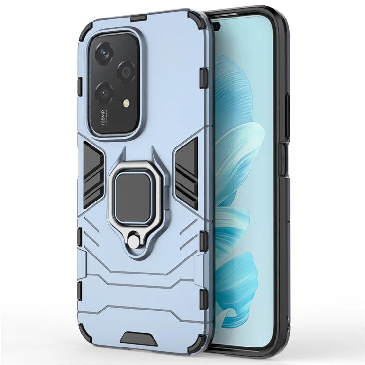 For Honor 200 Lite Phone Case Ring Holder Kickstand PC+TPU Shockproof Cover