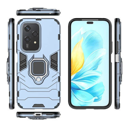 For Honor 200 Lite Phone Case Ring Holder Kickstand PC+TPU Shockproof Cover