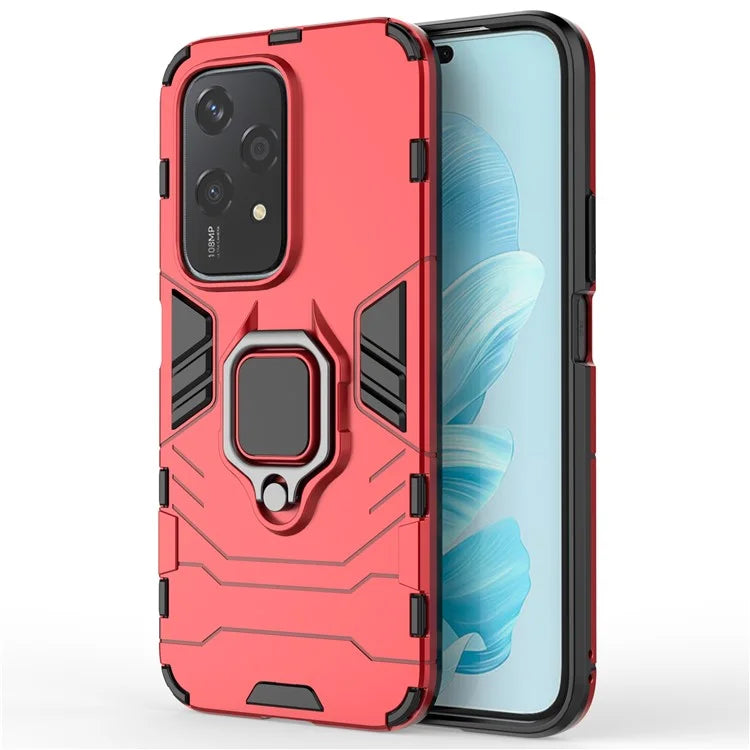 For Honor 200 Lite Phone Case Ring Holder Kickstand PC+TPU Shockproof Cover