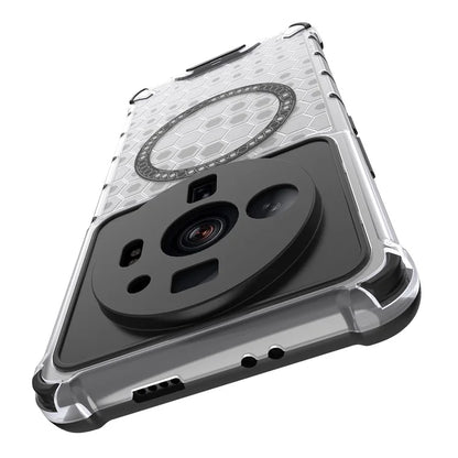 For Xiaomi 12S Ultra 5G Magnetic Case Shockproof Honeycomb TPU+PC Phone Cover
