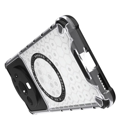 For Xiaomi 12S Ultra 5G Magnetic Case Shockproof Honeycomb TPU+PC Phone Cover