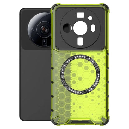 For Xiaomi 12S Ultra 5G Magnetic Case Shockproof Honeycomb TPU+PC Phone Cover