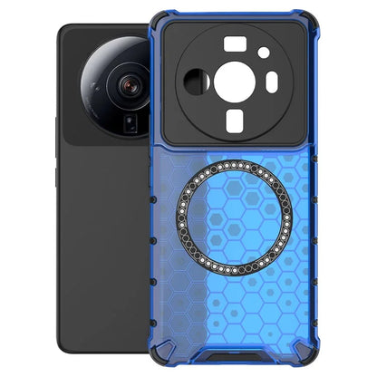 For Xiaomi 12S Ultra 5G Magnetic Case Shockproof Honeycomb TPU+PC Phone Cover