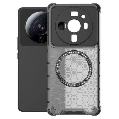 For Xiaomi 12S Ultra 5G Magnetic Case Shockproof Honeycomb TPU+PC Phone Cover