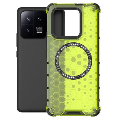 For Xiaomi 13 Pro 5G Magnetic Case TPU+PC Phone Cover Honeycomb Heat Dissipation