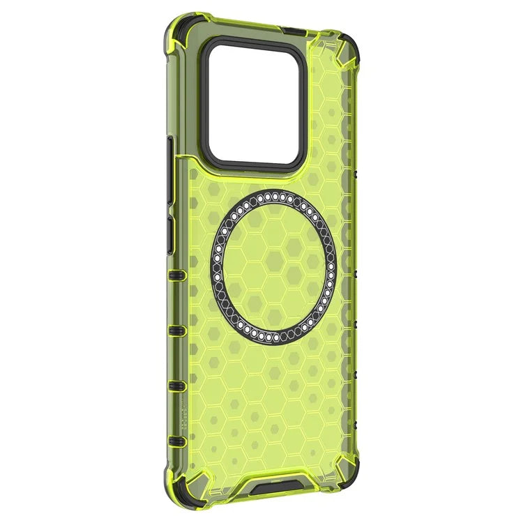 For Xiaomi 13 Pro 5G Magnetic Case TPU+PC Phone Cover Honeycomb Heat Dissipation
