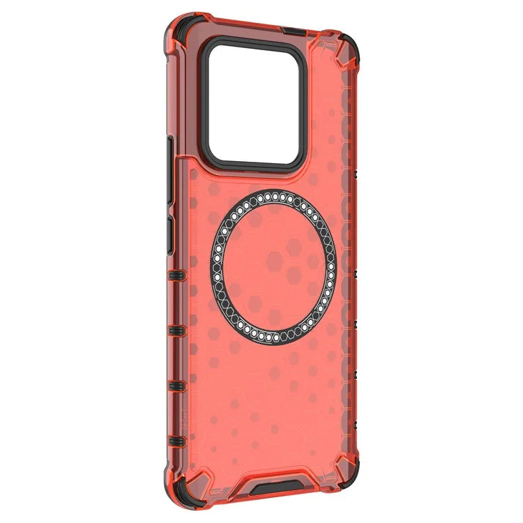 For Xiaomi 13 Pro 5G Magnetic Case TPU+PC Phone Cover Honeycomb Heat Dissipation