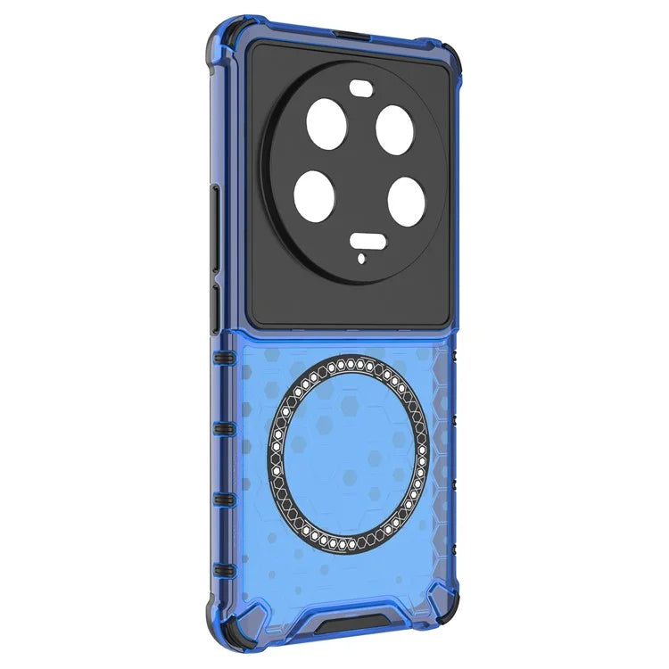 For Xiaomi 13 Ultra Magnetic Case TPU+PC Phone Cover Honeycomb Anti-Drop